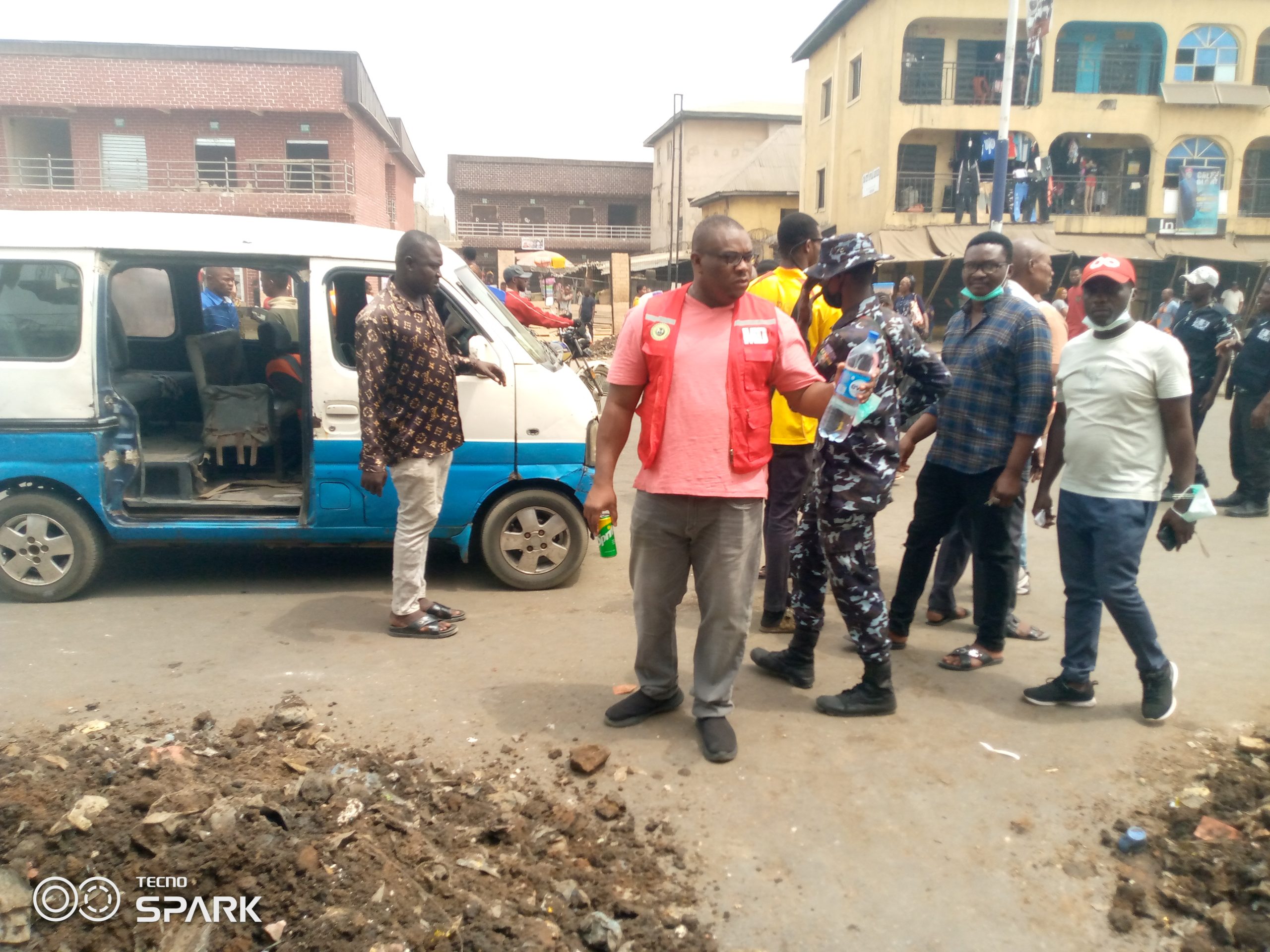 New ISWAMA Team Shuts Down Market, Enforces Sanitation Exercise …As traders clean-up environs